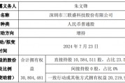 ST三联盛股东朱文锋增持69.55万股 权益变动后直接持股比例为25.07%