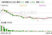 合肥城建：拟对参股公司提供财务资助