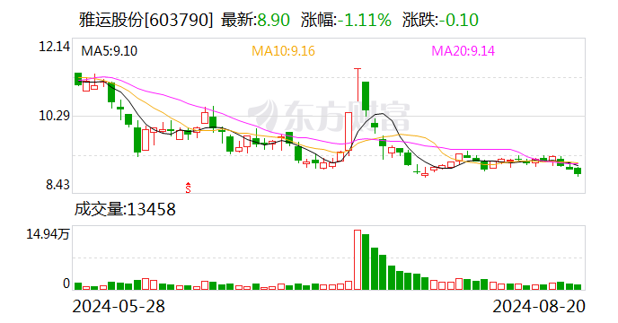 雅运股份：上半年经营业绩同比回升 海外营收保持稳健增长势头